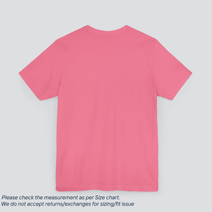 Plain Charity Pink Color Tee - Premium US Cotton T-Shirt