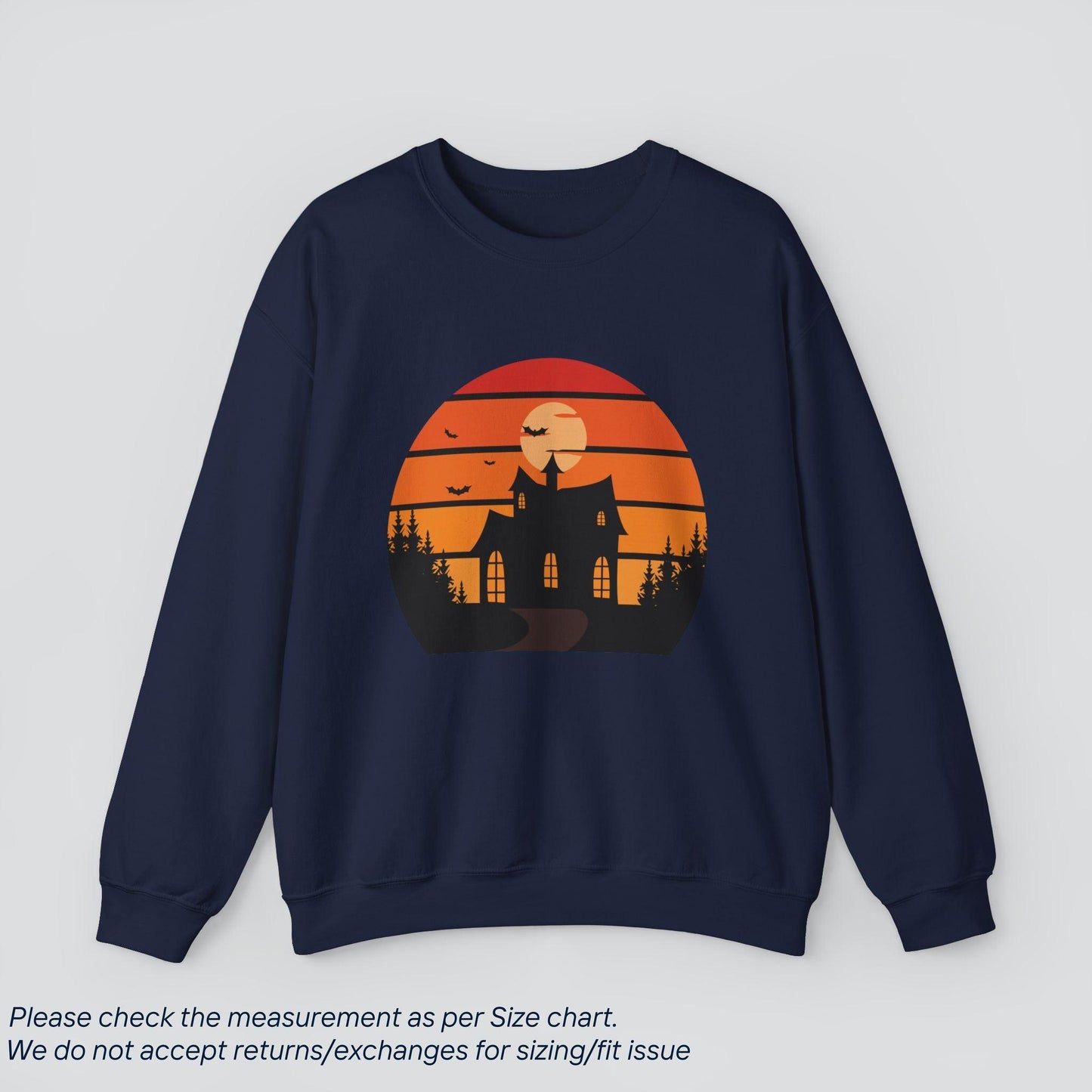 Halloween Haunted House Sweatshirt