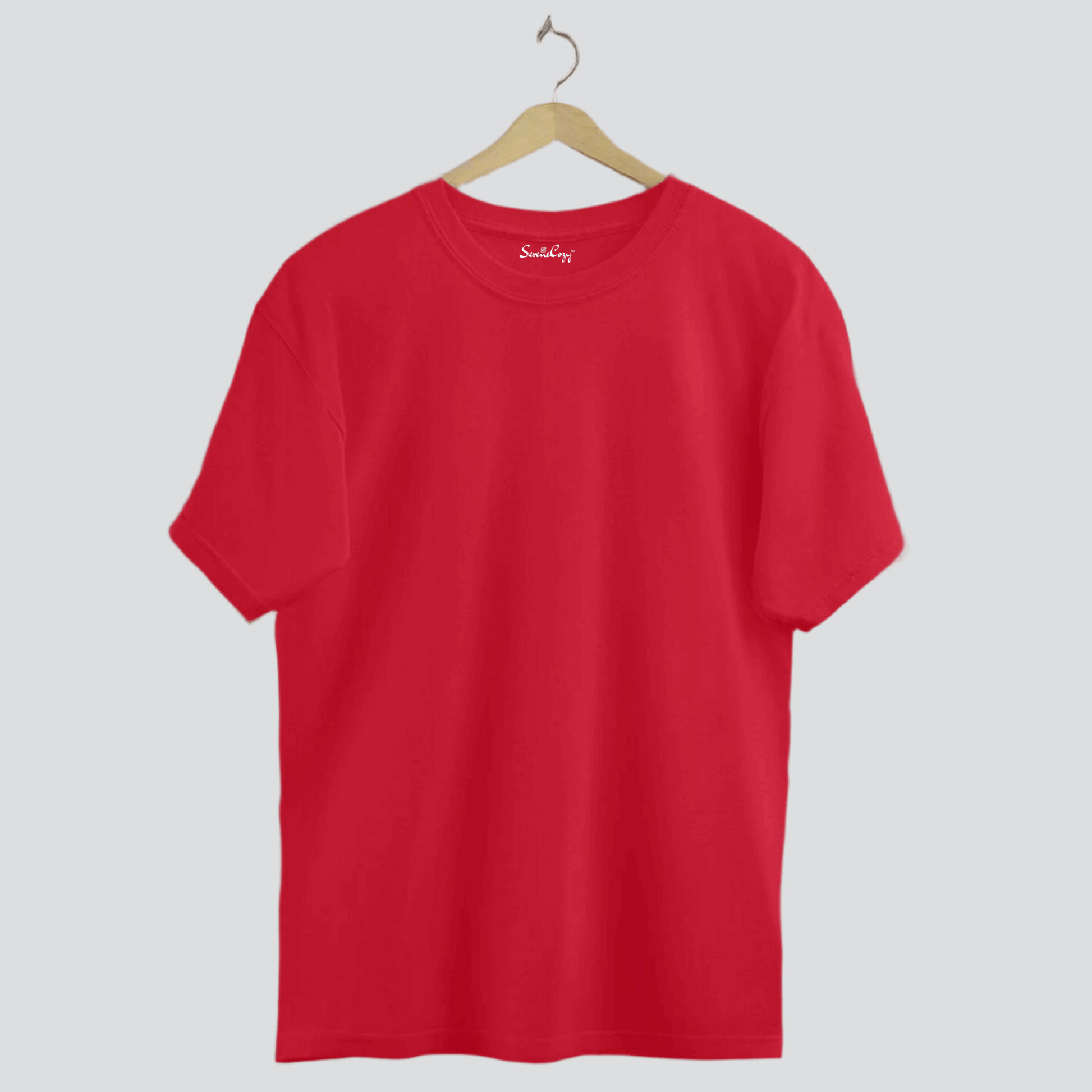 Premium Red Oversized T-shirt front