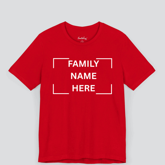 Custom Family Name T-shirts | Personalized Reunion Apparel Image 1