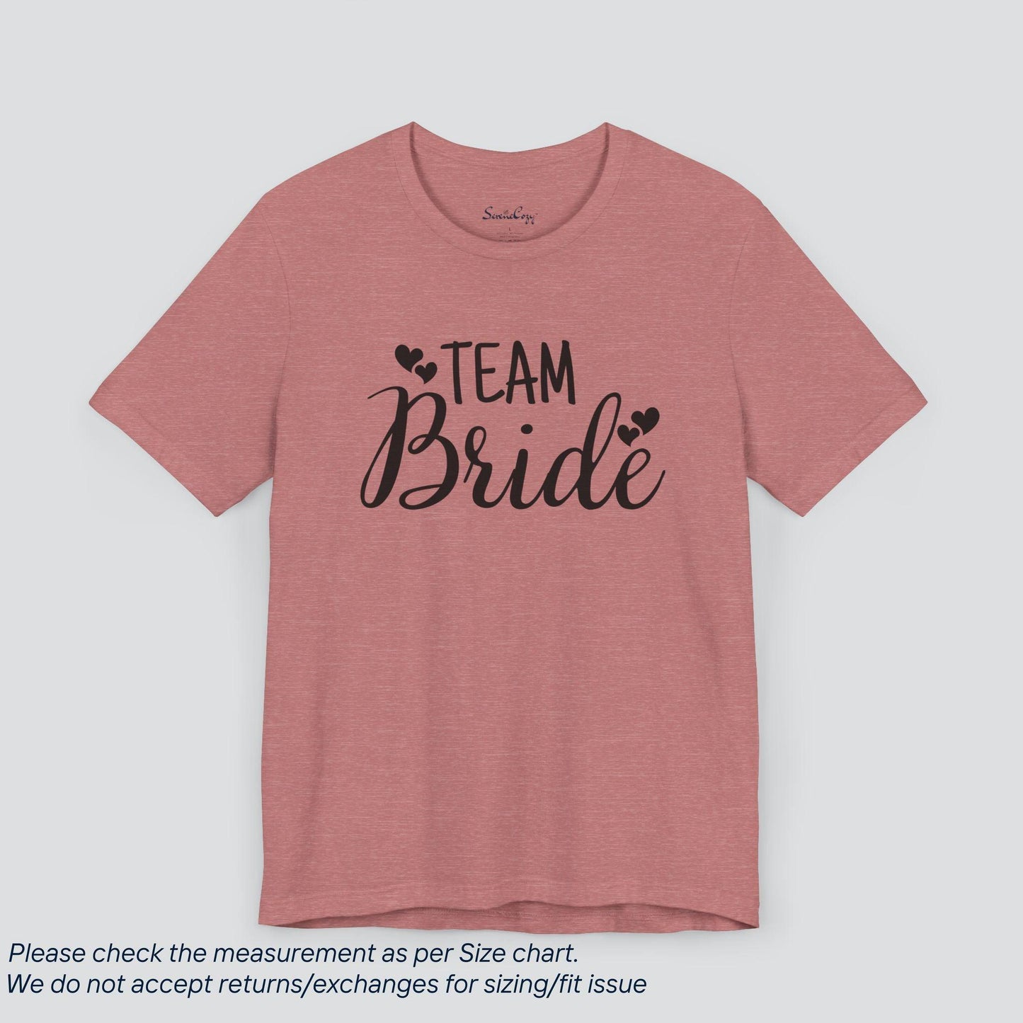 Team Bride T-Shirt - Join the Bridal Squad!