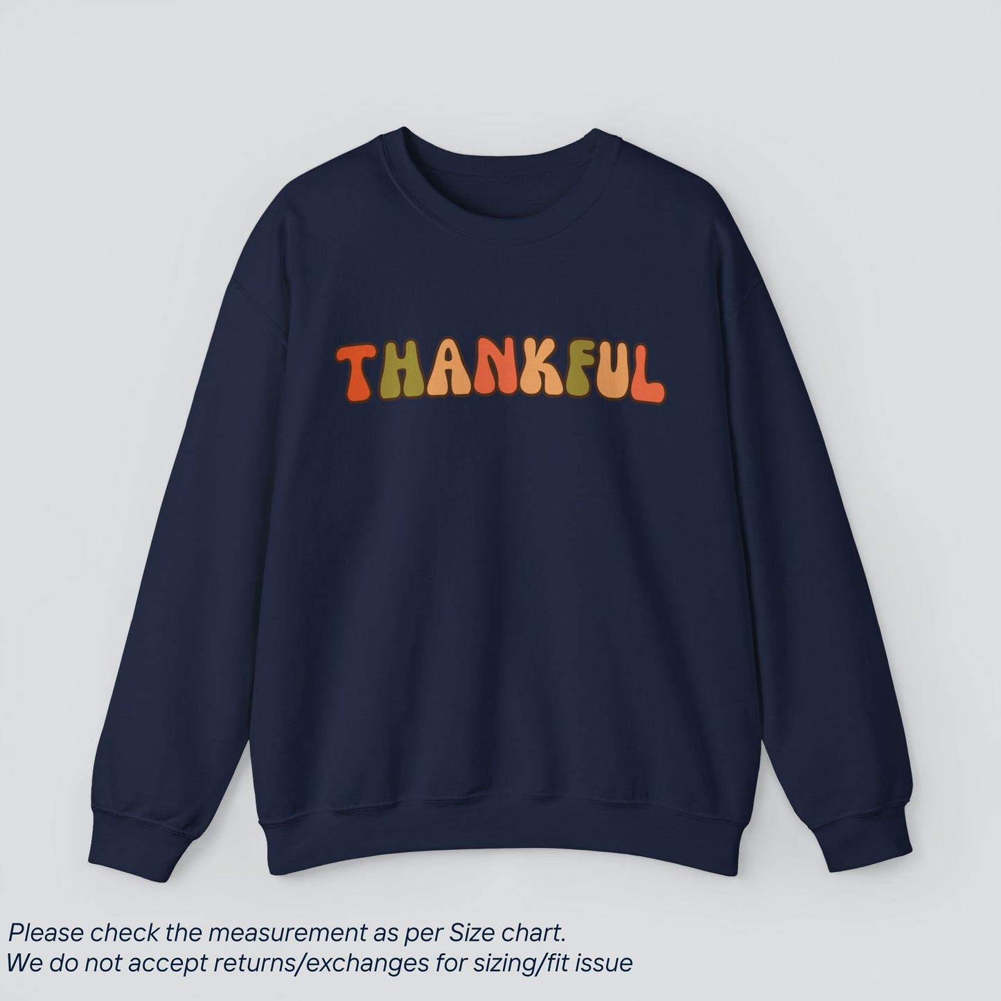 Thankful Thanksgiving Sweatshirt - Gratitude Attitude  Premium US Cotton