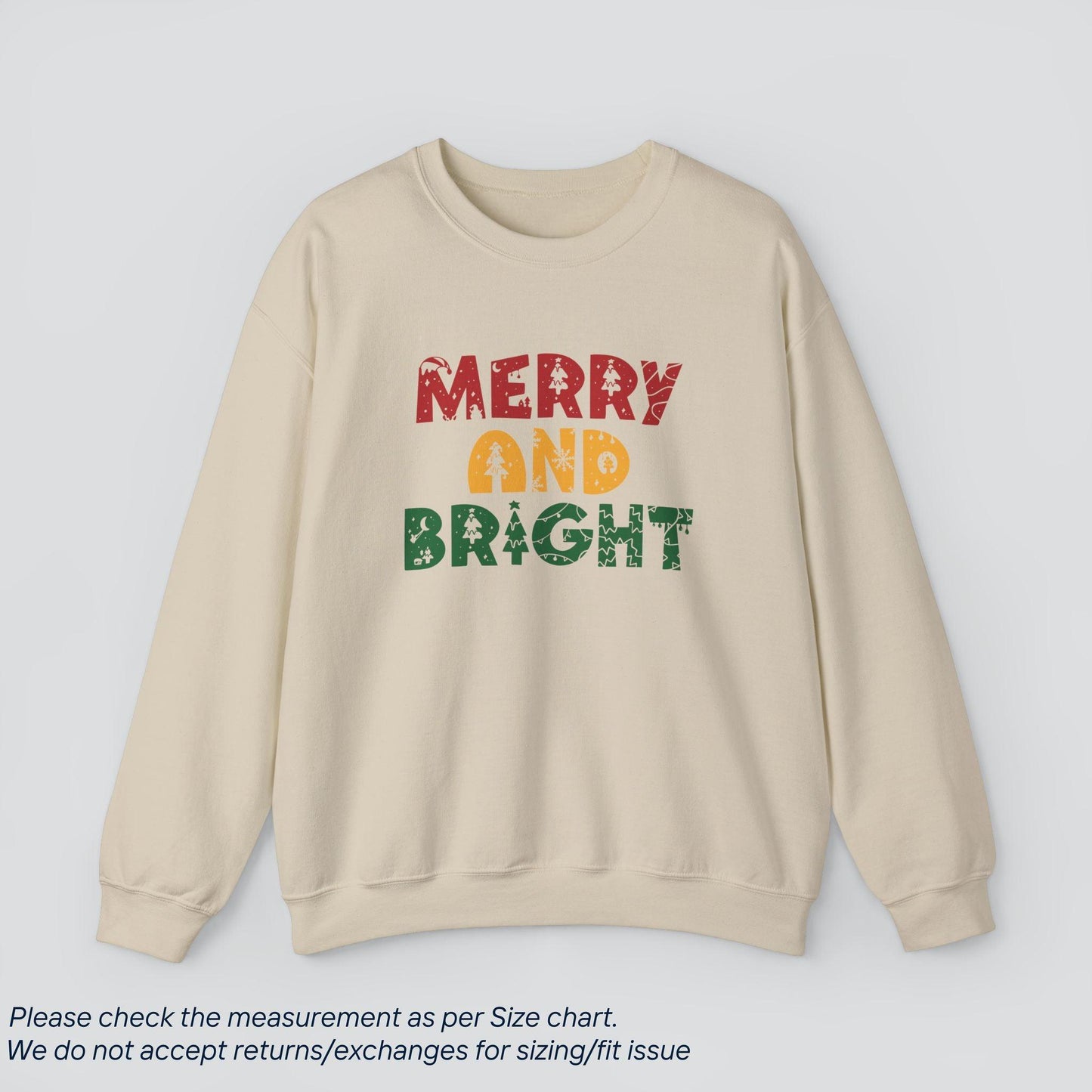 Merry and Bright Holiday Sweatshirt