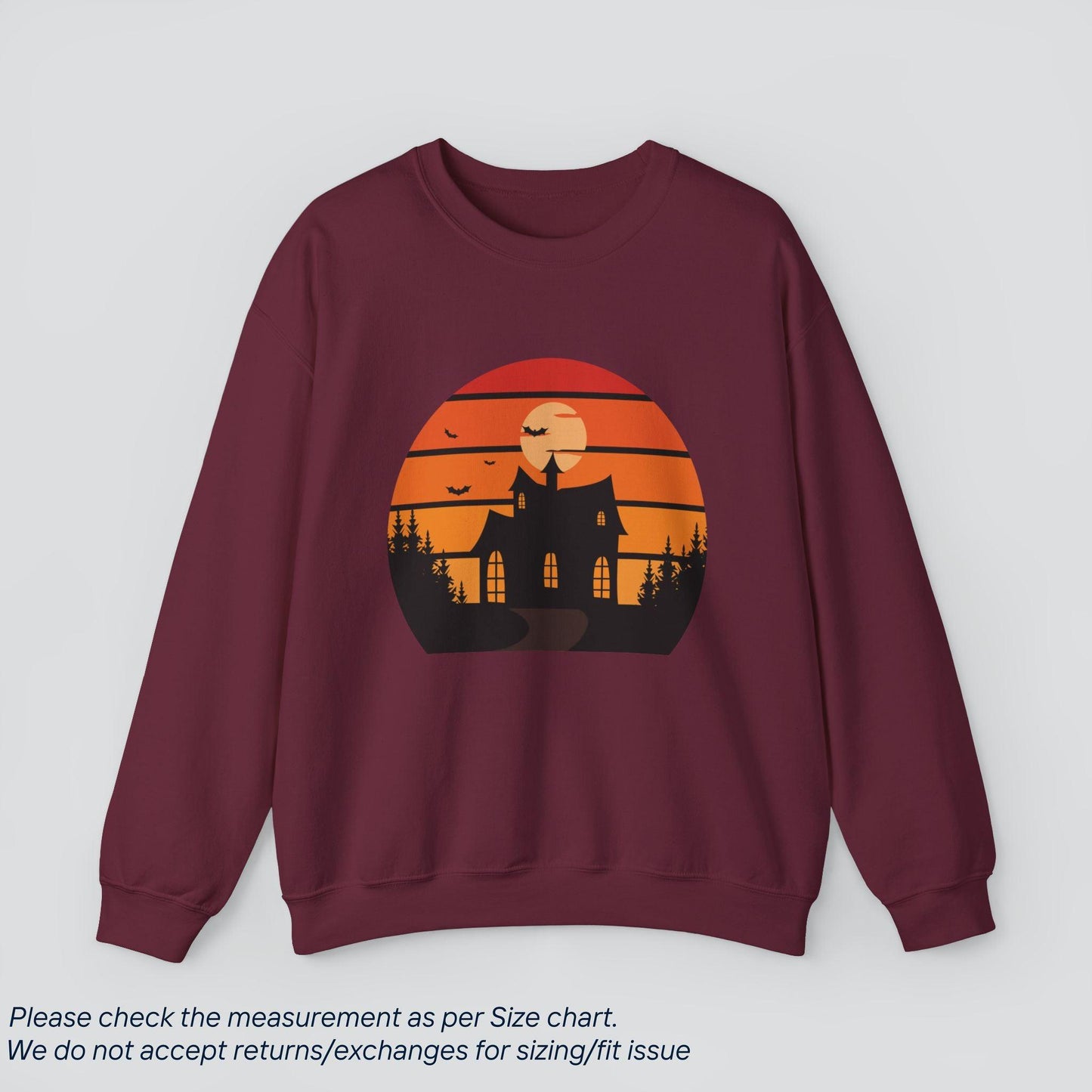 Halloween Haunted House Sweatshirt