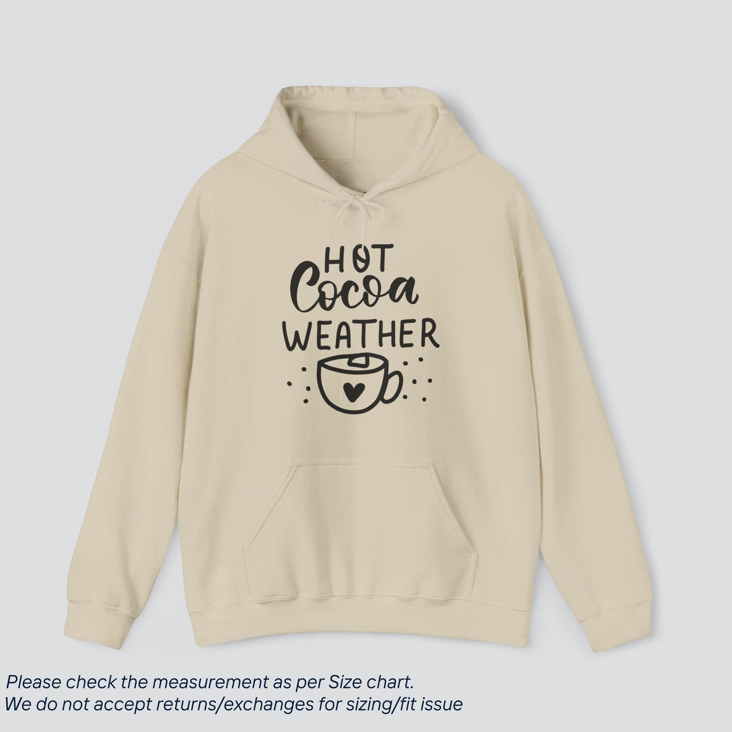 Hot Cocoa Weather Alert Hoodie