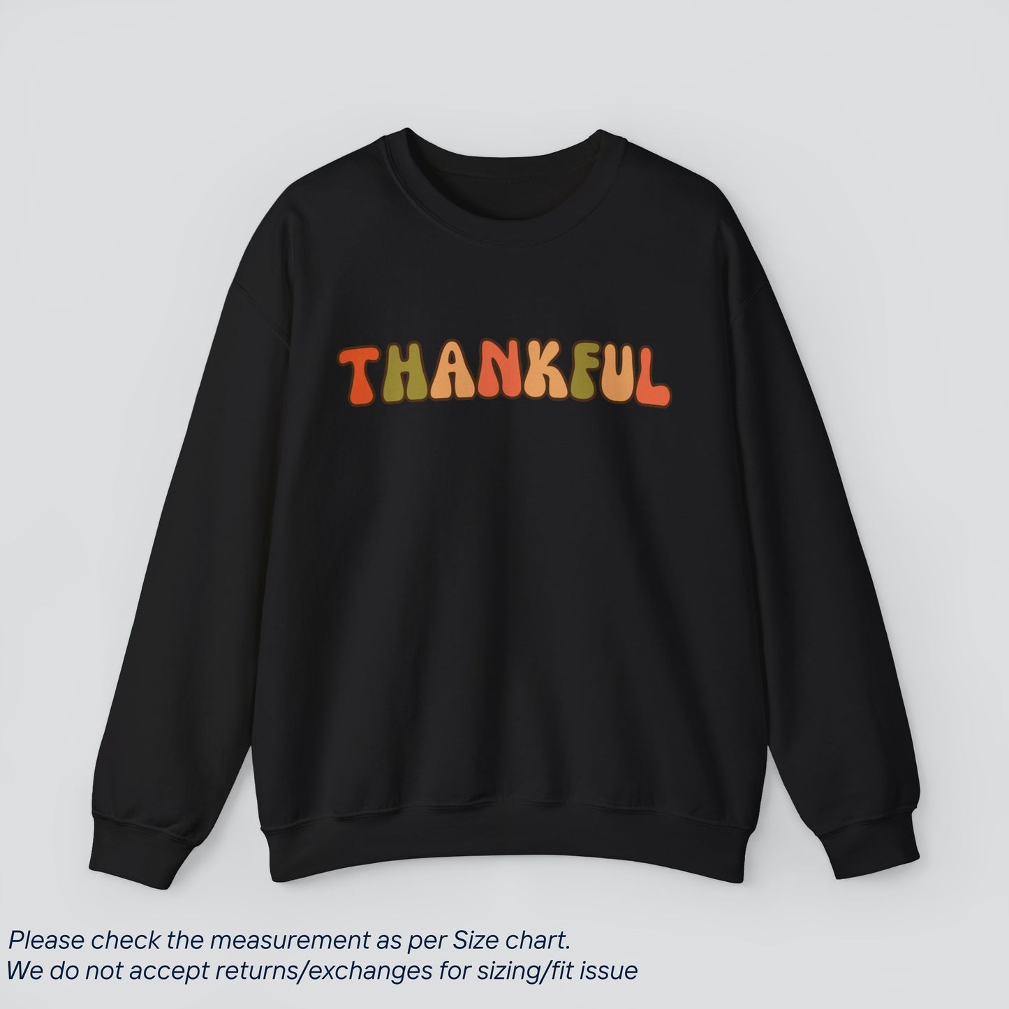 Thankful Thanksgiving Sweatshirt - Gratitude Attitude  Premium US Cotton