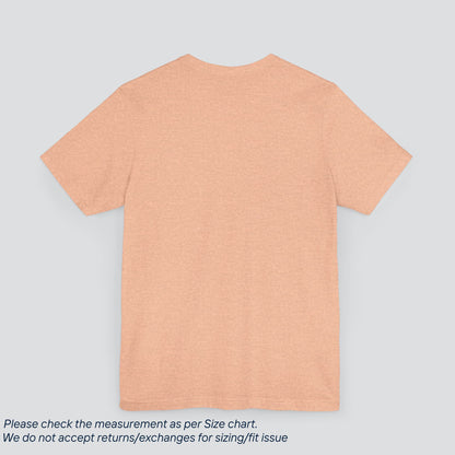 Plain Heather Peach Color Tee - Premium US Cotton T-Shirt