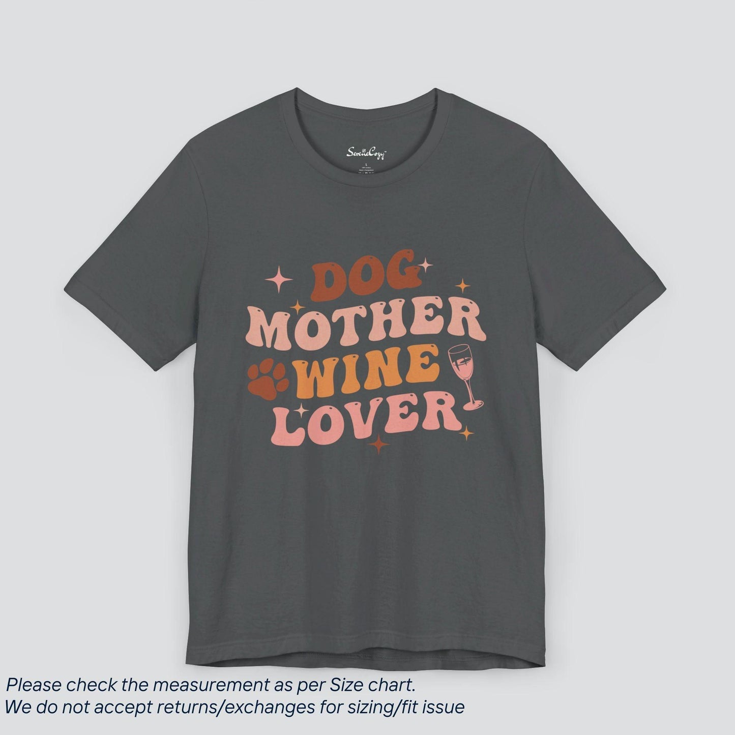 Dog Mother Wine Lover T-Shirt