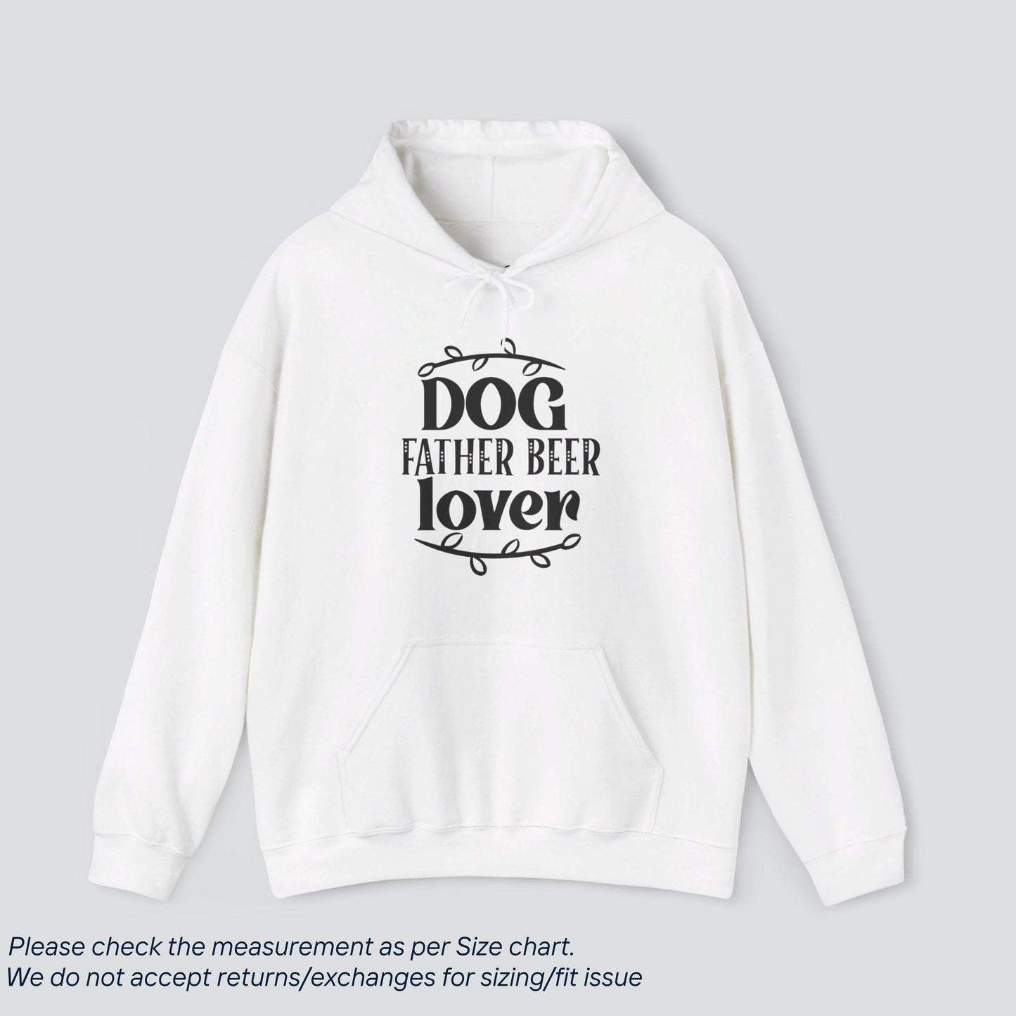 Dog Father Beer Lover Hoodie