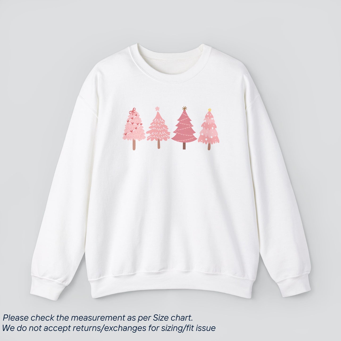 Women's Cozy Pink Christmas Sweatshirt - Holiday Cheer  Premium US Cotton