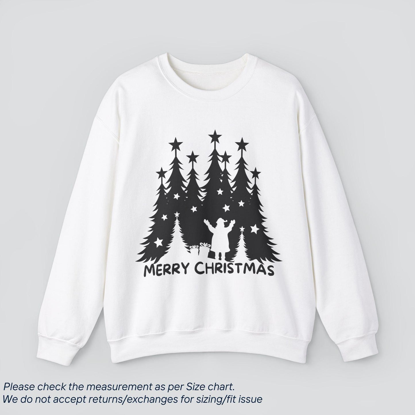 Santa's Merry Christmas Wishes Sweatshirt