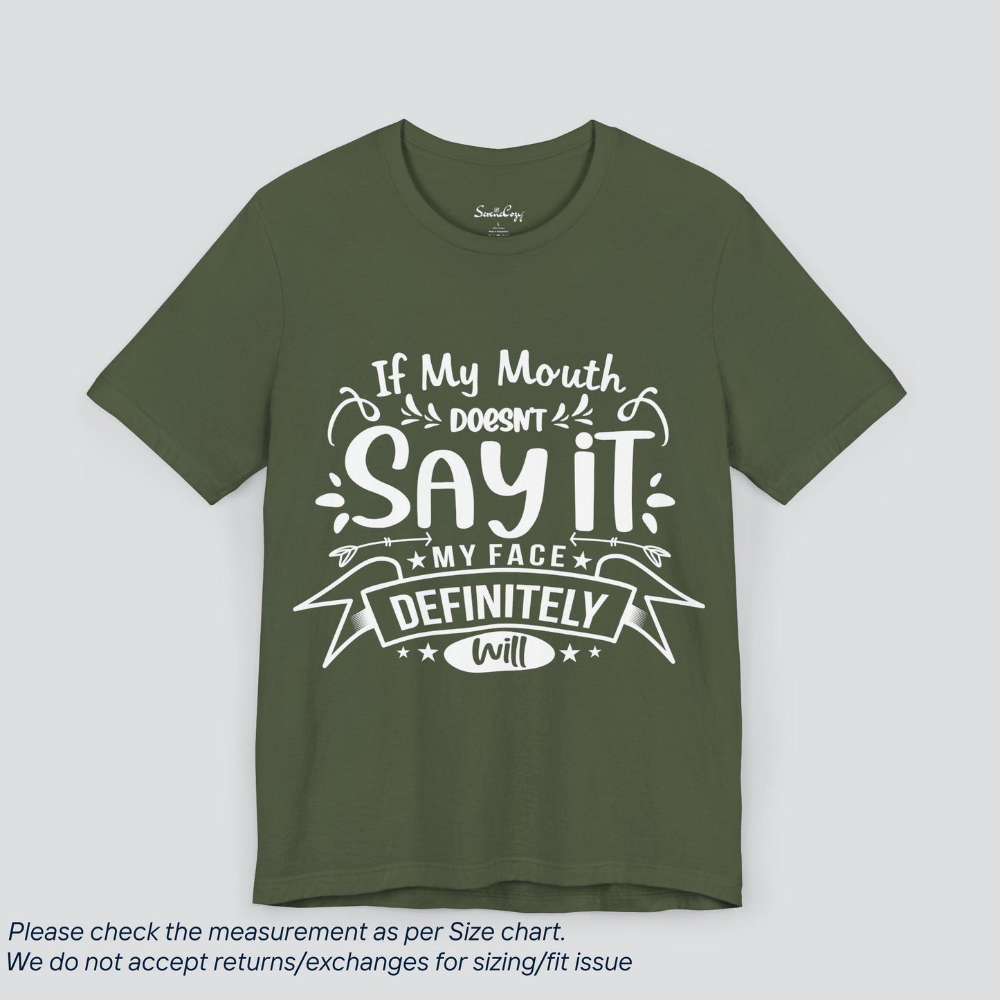 Speak Your Mind Tee - Funny 'My Mouth Will Say It' Graphic T-Shirt