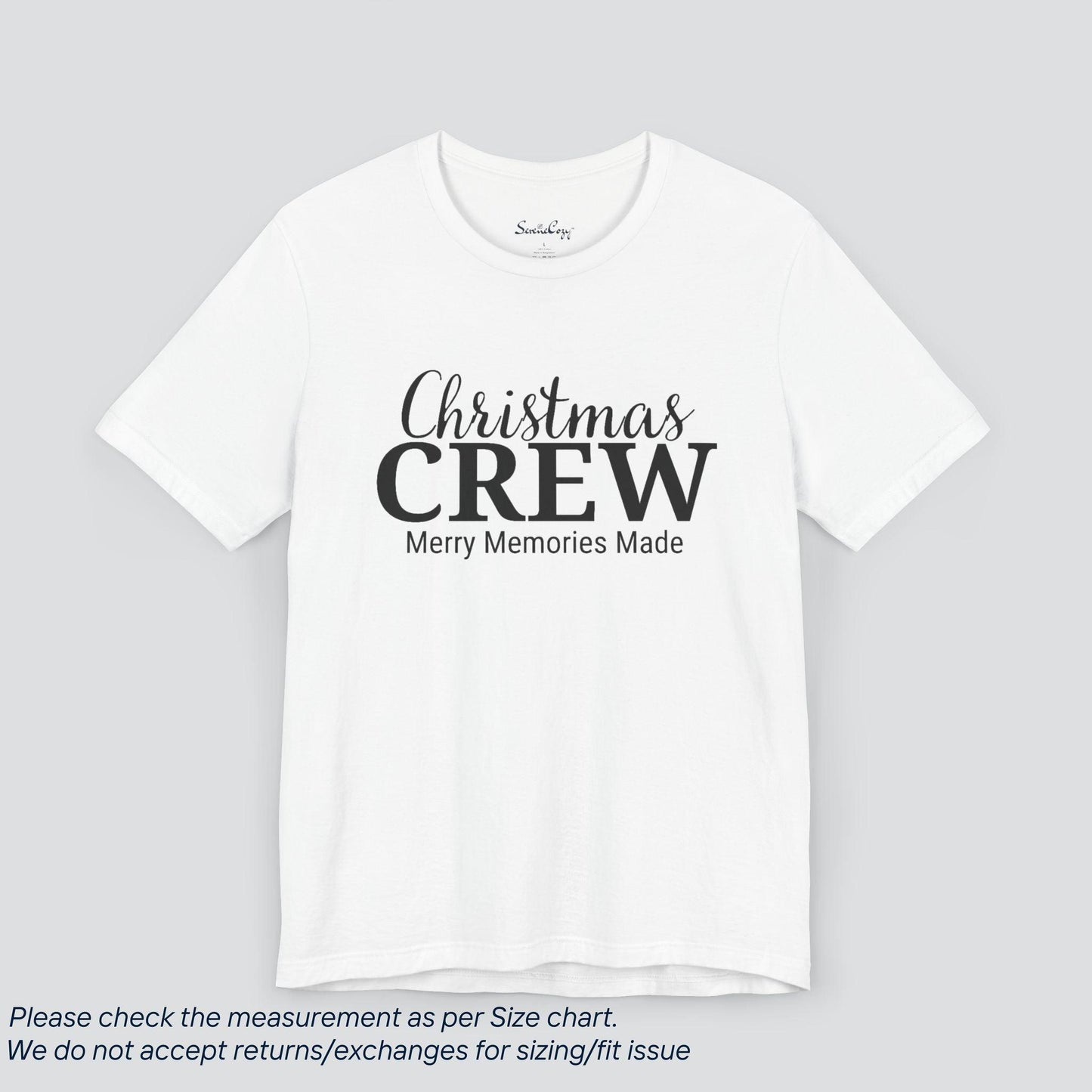 Christmas Crew T-Shirt - Holiday Cheer Tee