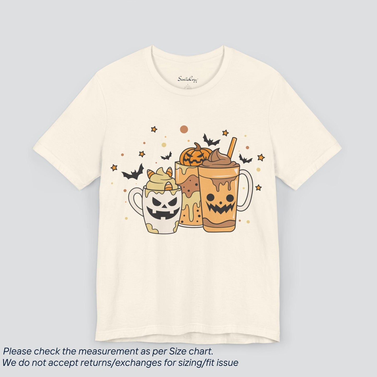 Halloween Coffee Latte Cup Halloween T-Shirt