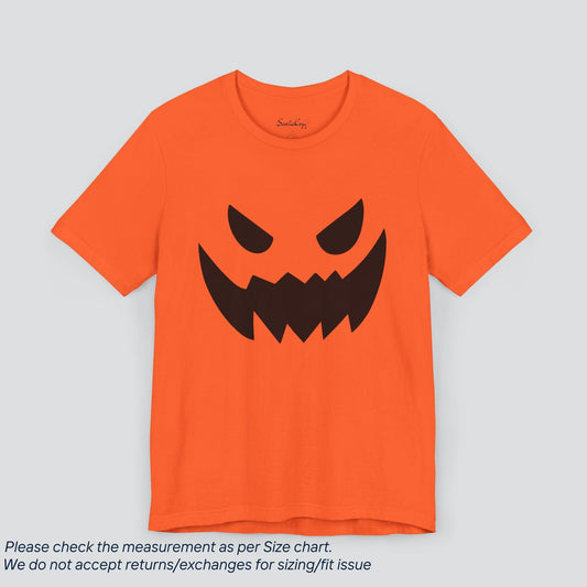 Pumpkin Face Halloween T-Shirt 2