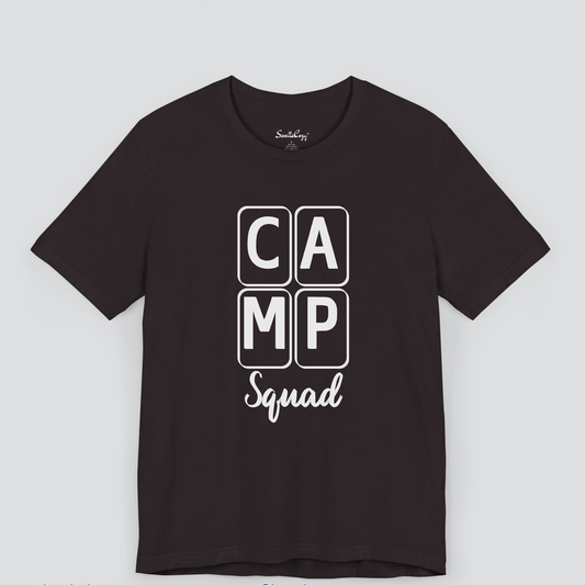 Camp Squad T-Shirt for Men : Dark Colors Image 2