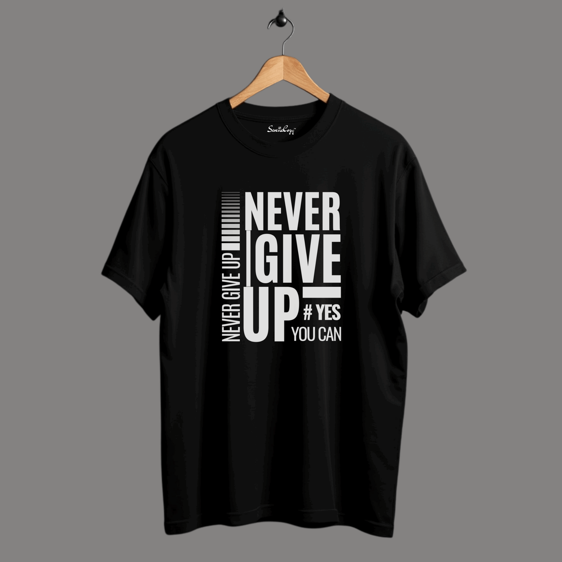Never Give Up Premium Oversized Tshirt