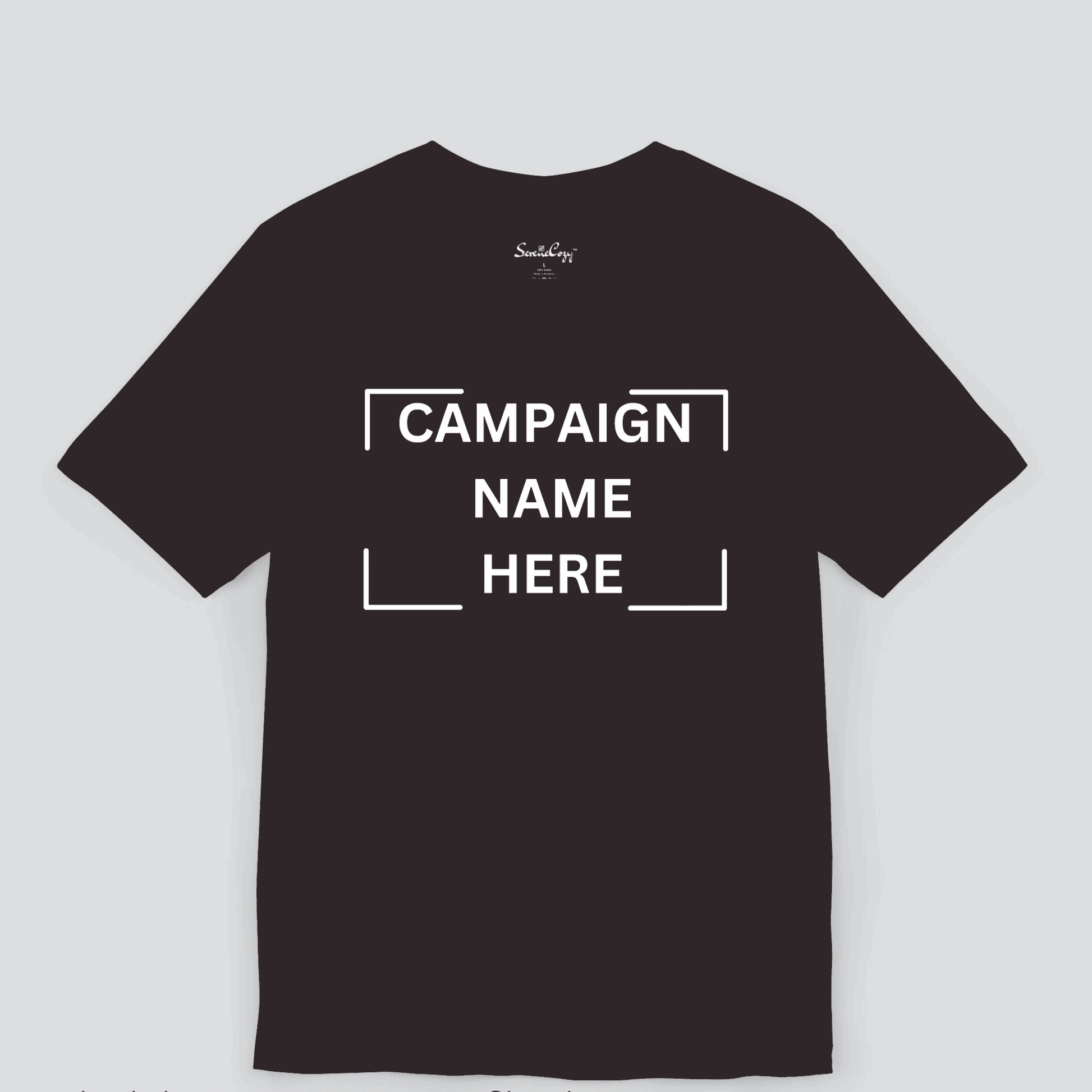 Custom Campaign T-shirts | Personalized Campaign Message Image 1