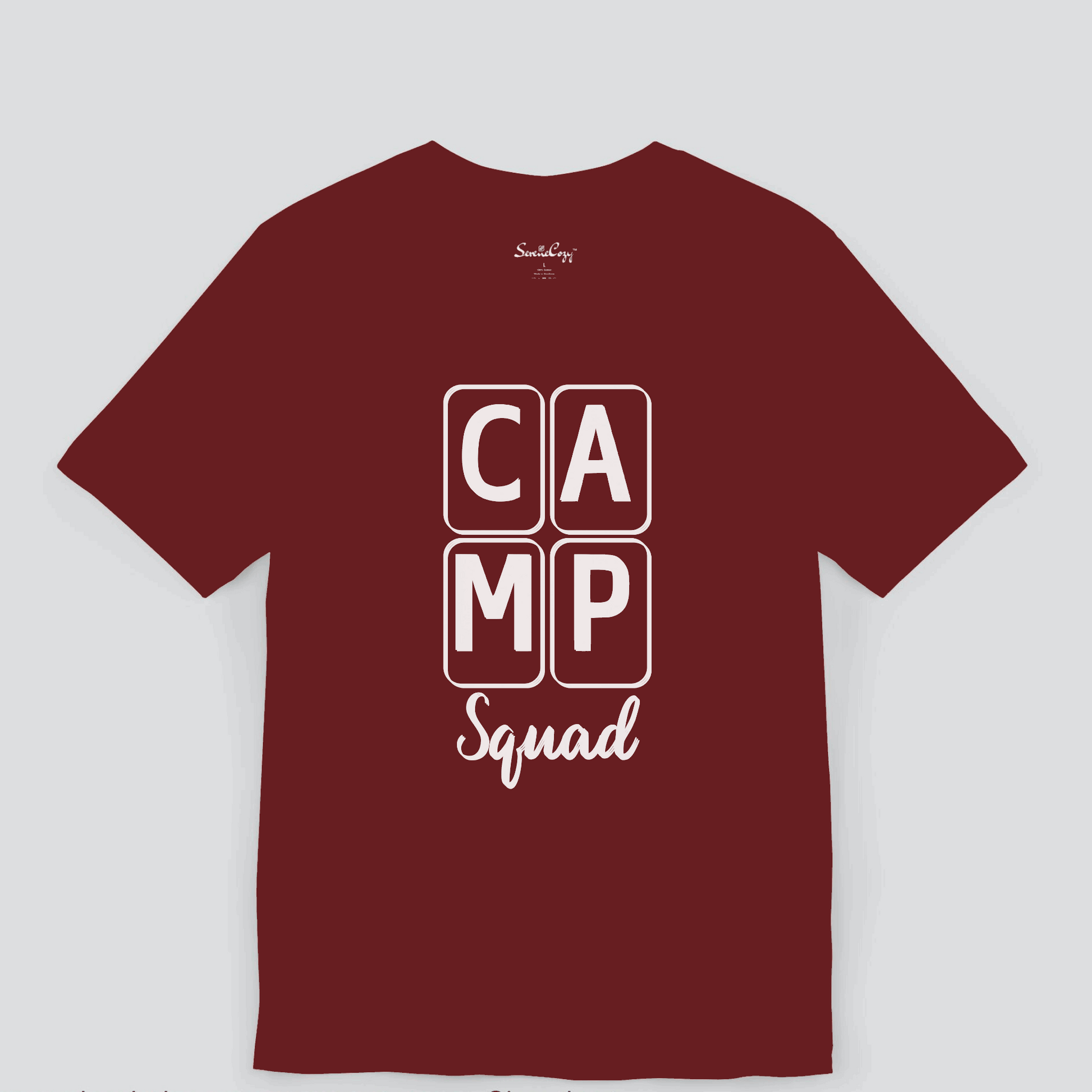 Camp Squad T-Shirt for Men : Dark Colors Image 5