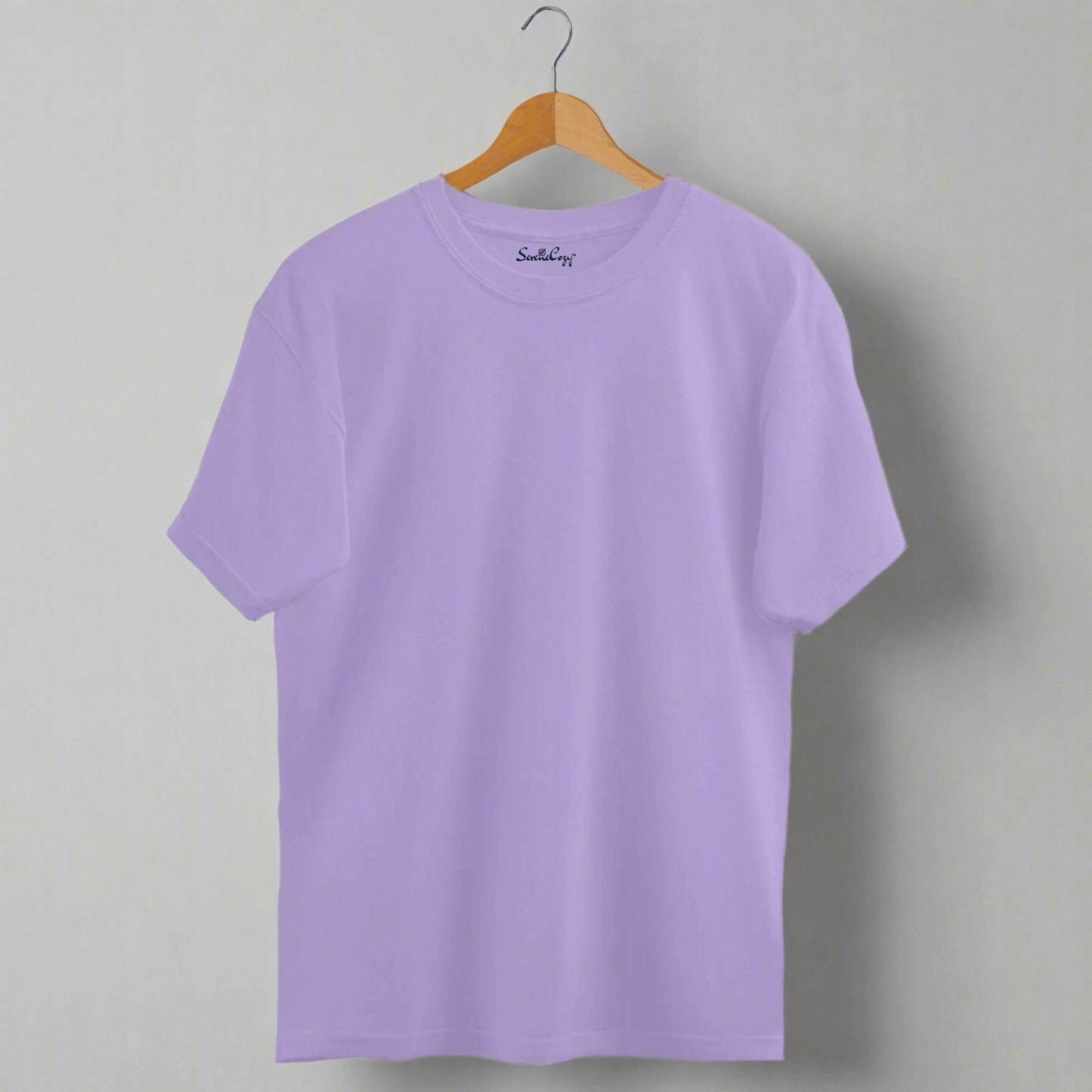 Premium Iris Lavender Oversized T-shirt front