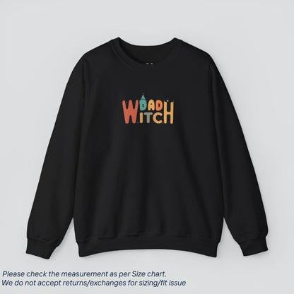 Dad Witch Halloween Sweatshirt