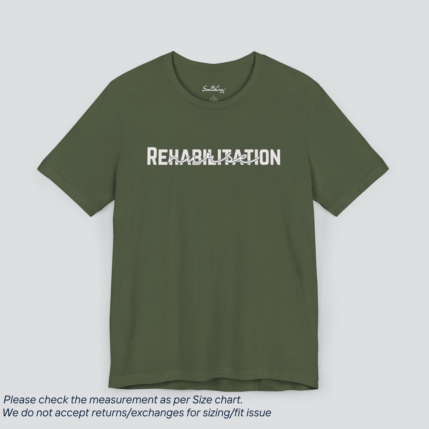 Rehabilitation Nurse Tee - Expert Care, Premium Comfort