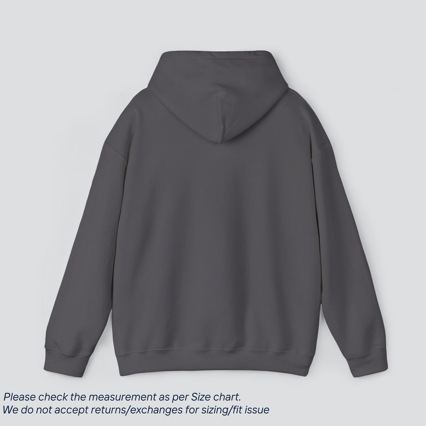 Charcoal Basic Solid Color Hoodie Premium US Cotton