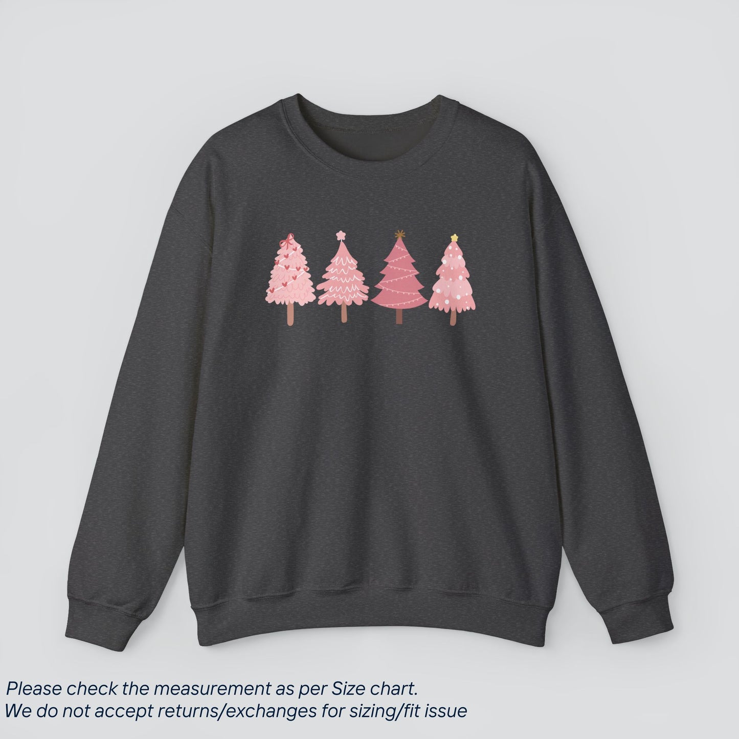 Women's Cozy Pink Christmas Sweatshirt - Holiday Cheer  Premium US Cotton