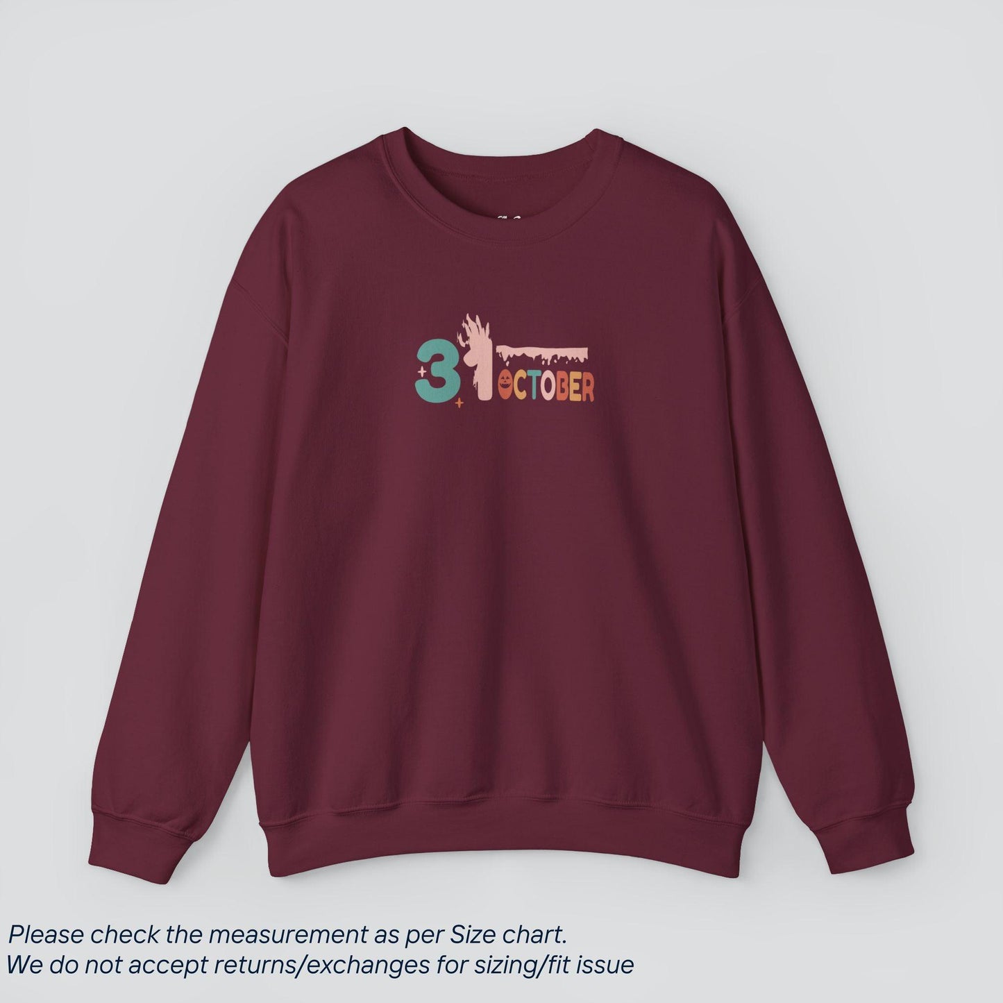 31 October Women Halloween Sweatshirt