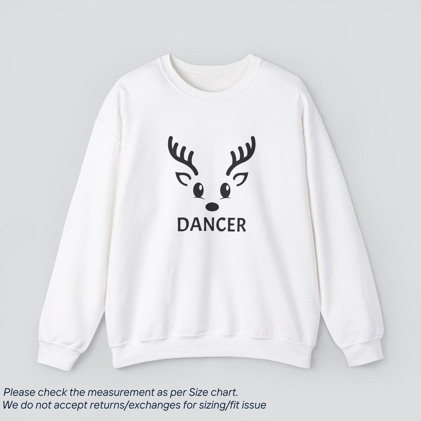 Dancer's Jolly Christmas Sweatshirt - Reindeer Crew Gift