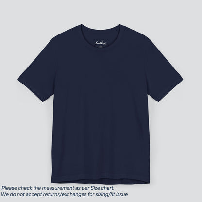 Plain Navy Blue Color Tee - Premium US Cotton T-Shirt