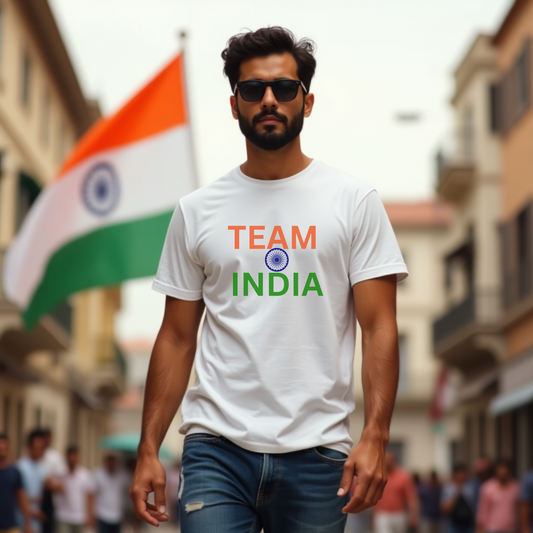 Team India Tshirt for Men | Personalized Name Printed Tshirt