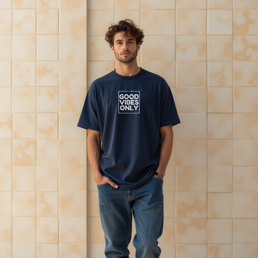 Premium GOOD VIBES ONLY Oversized Tshirt