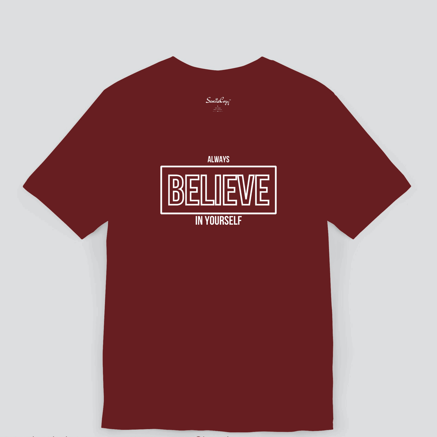 Premium Always Believe In Yourself T-shirt for Men Image 2