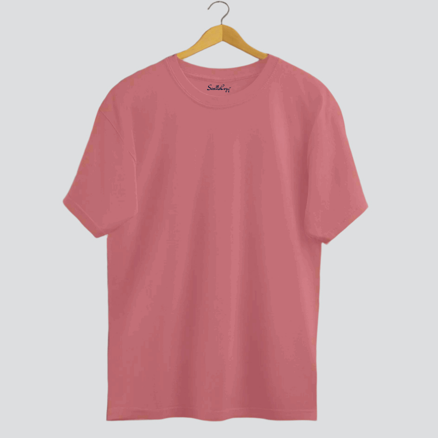 Premium Dusty Rose Oversized T-shirt front