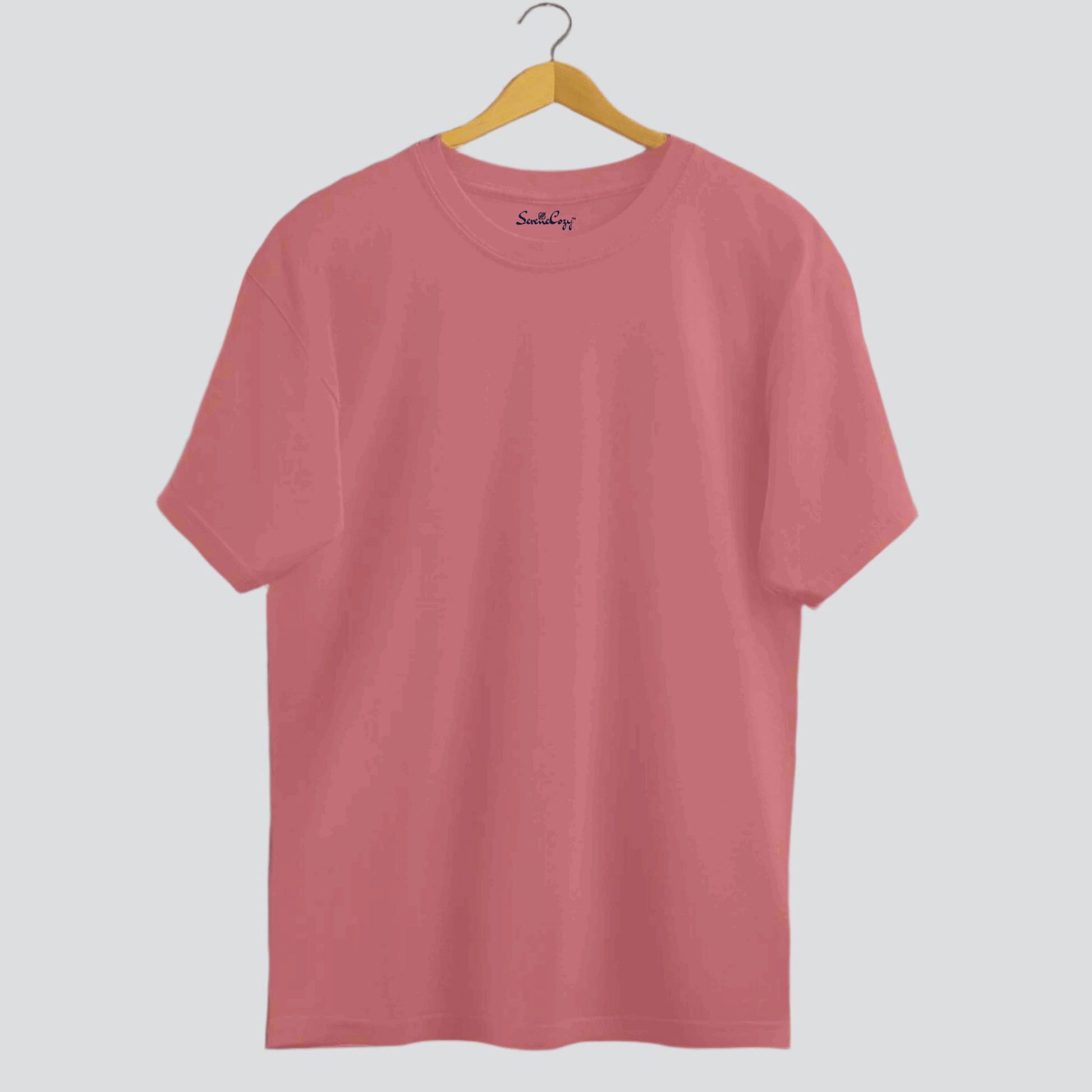 Premium Dusty Rose Oversized T-shirt front
