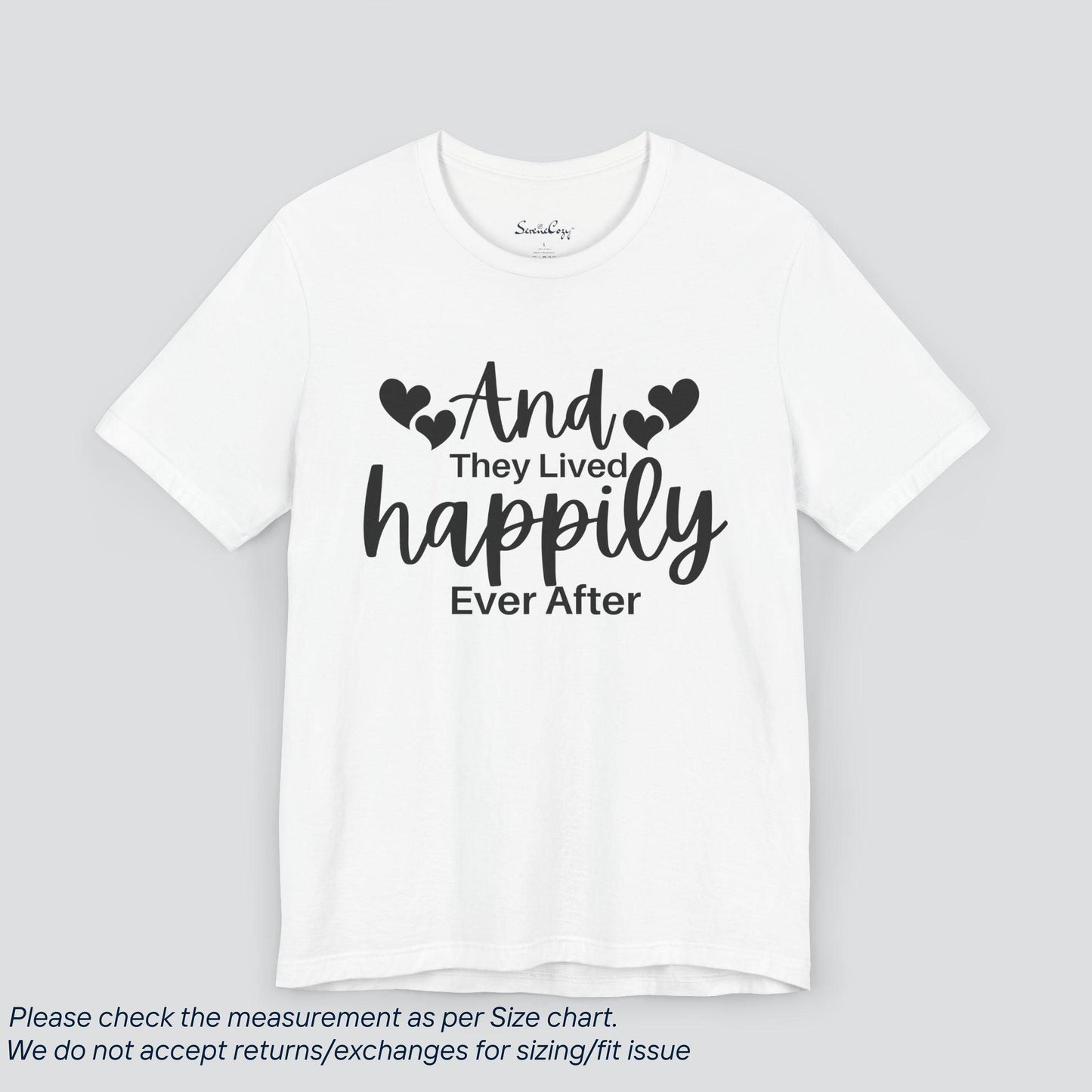 Happily Ever After Tee - Romantic Wedding Gift or Anniversary