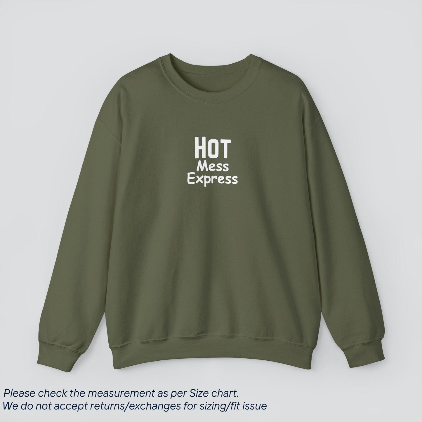 Hot Mess Express Sweatshirt - Riding Chaos in Style