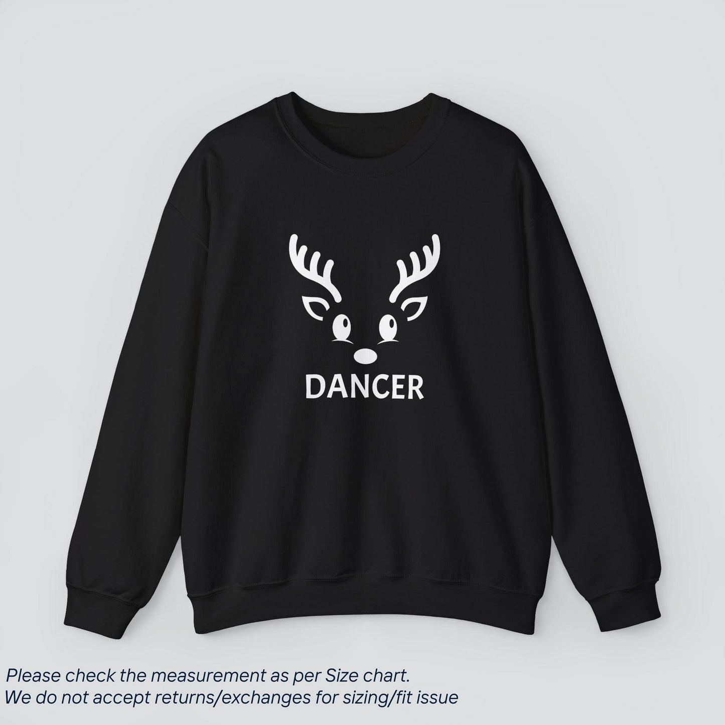 Dancer's Jolly Christmas Sweatshirt - Reindeer Crew Gift