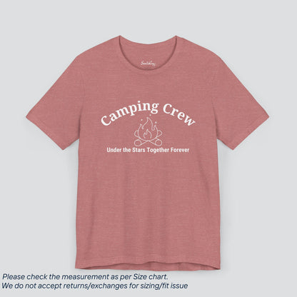 Camping Crew T-Shirt - Outdoor Adventure Tee