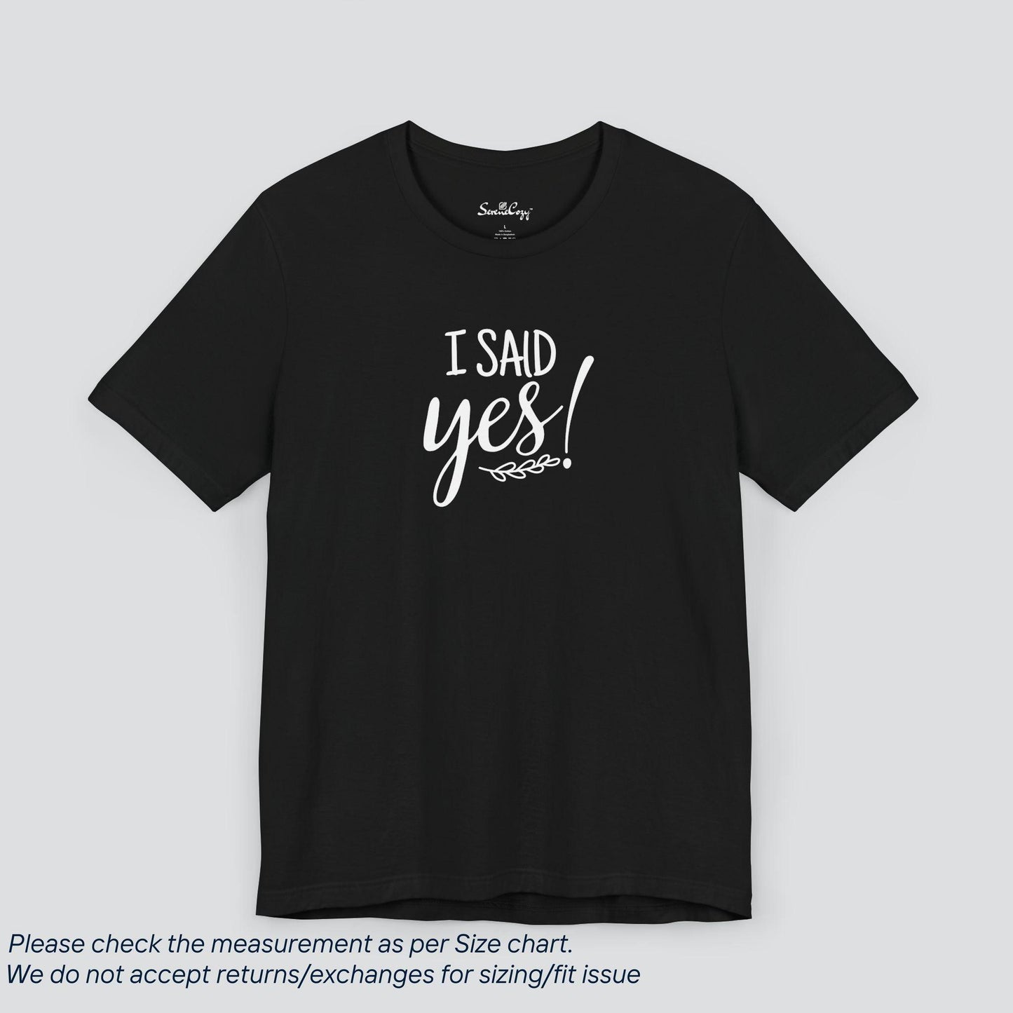 She Said Yes! Engagement Tee for Brides-to-Be