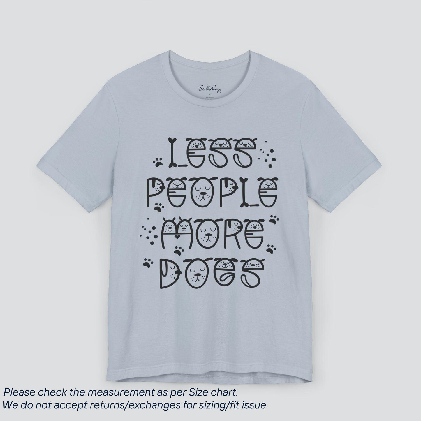 Less People, More Dogs Tee - Puppy Love Apparel