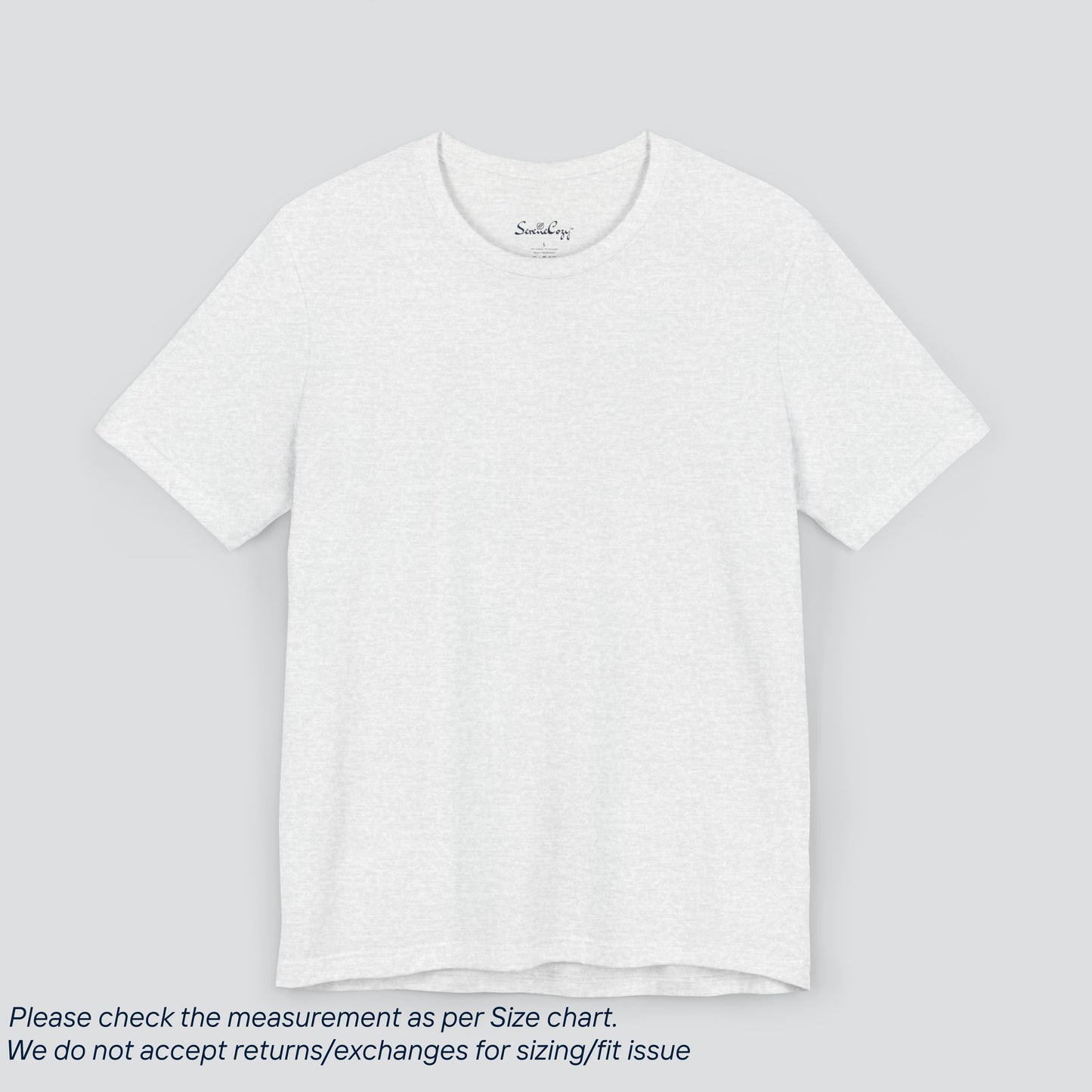 Plain Ash Color Tee - Premium US Cotton T-Shirt