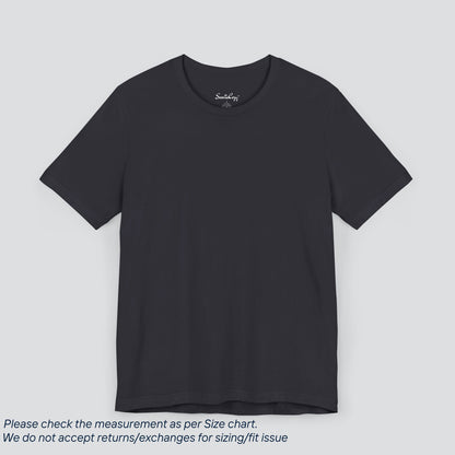 Plain Dark Grey Color Tee - Premium US Cotton T-Shirt