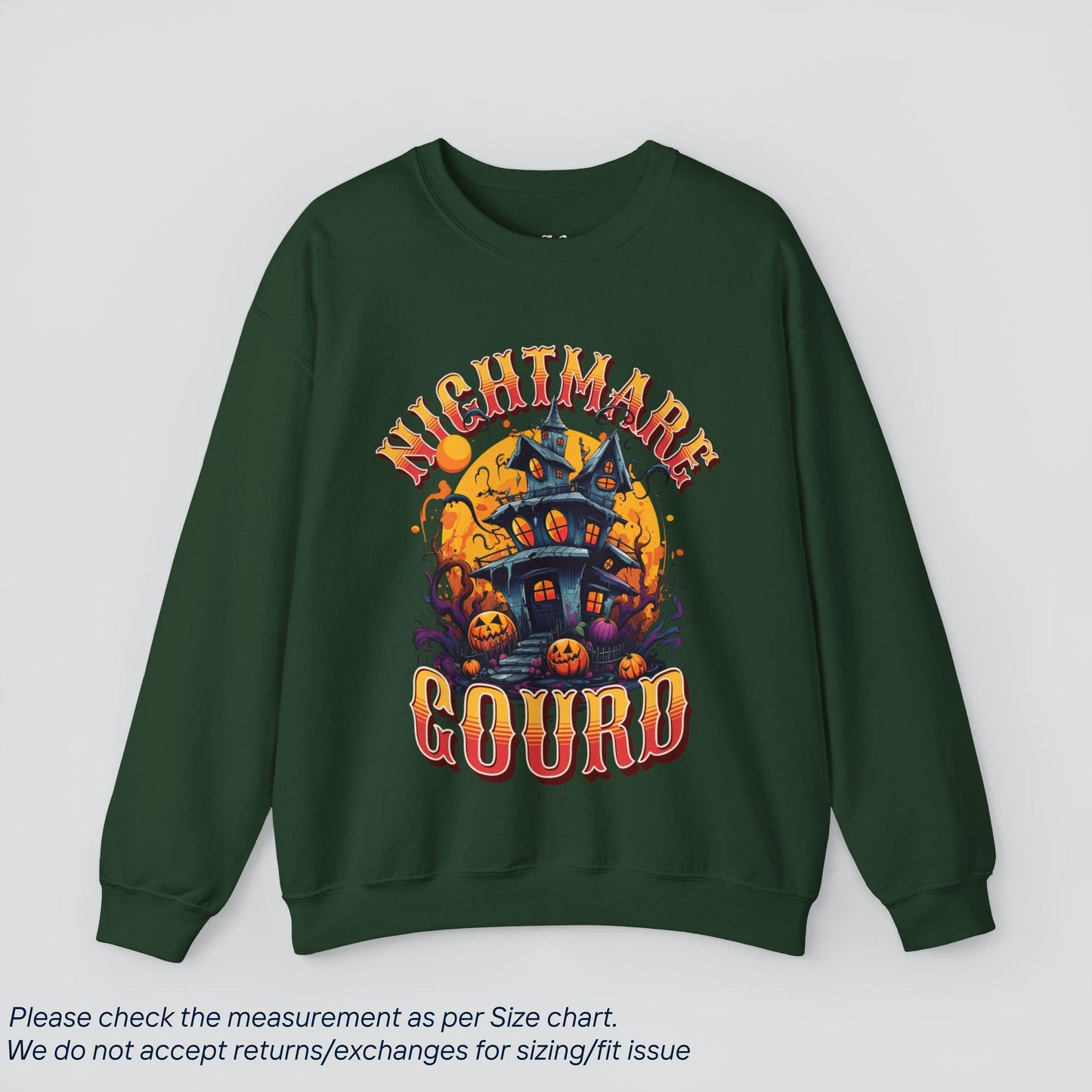 Nightmare Gourd Halloween Sweatshirt