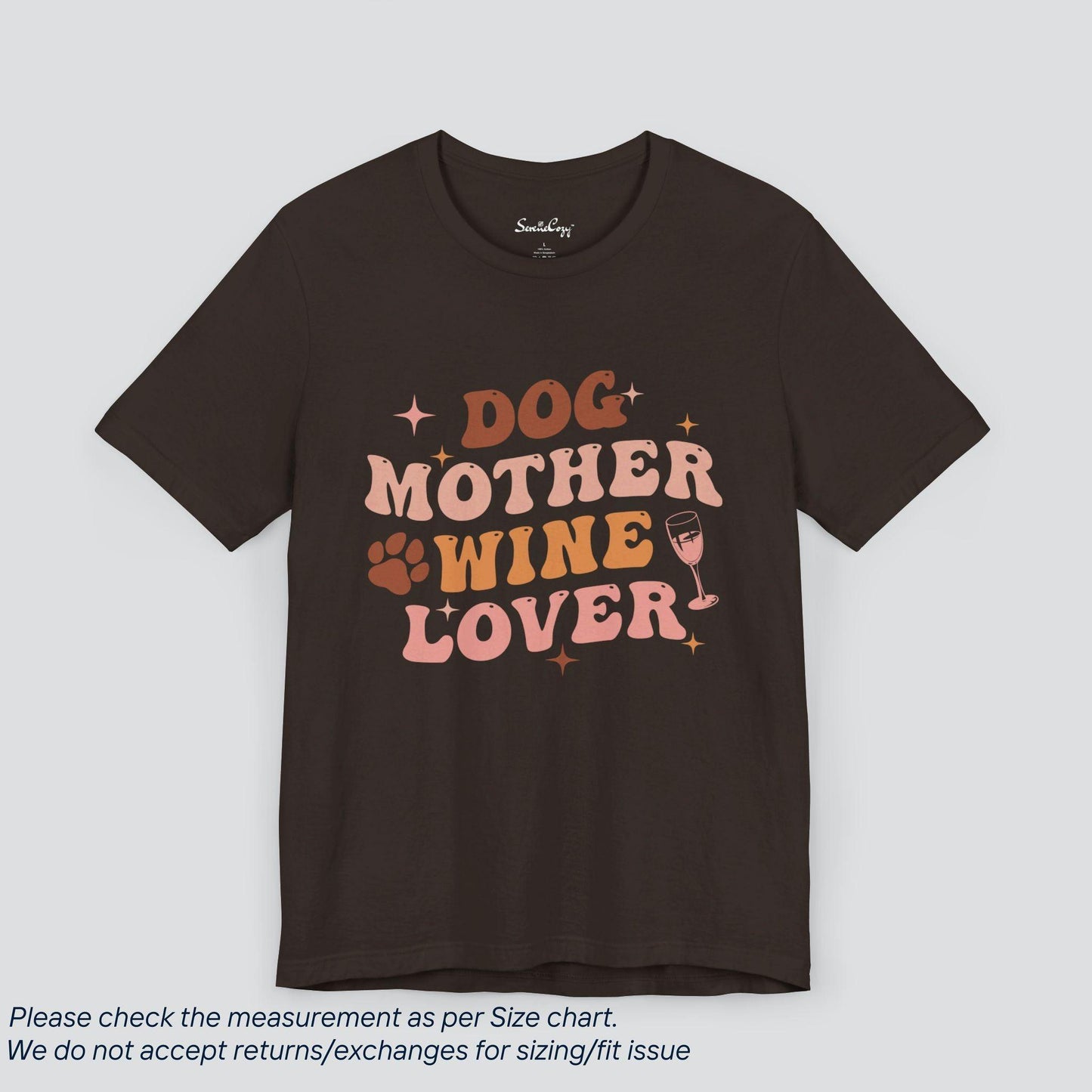 Dog Mother Wine Lover T-Shirt