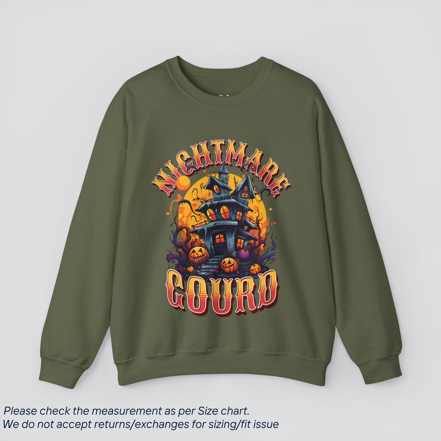 Nightmare Gourd Halloween Sweatshirt