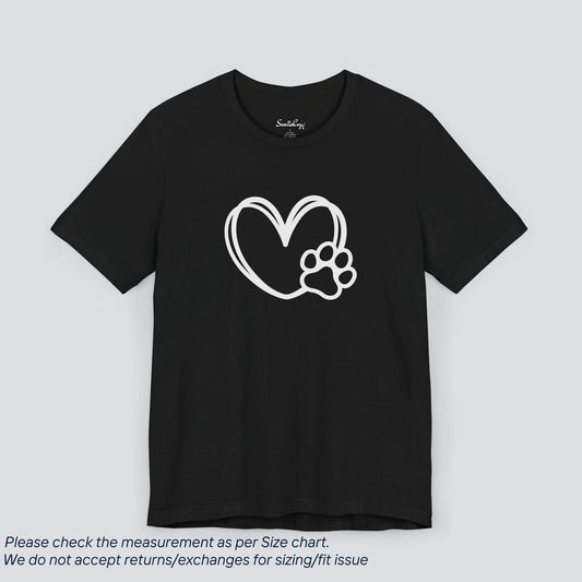 Paw Heart Tee - Furry Love