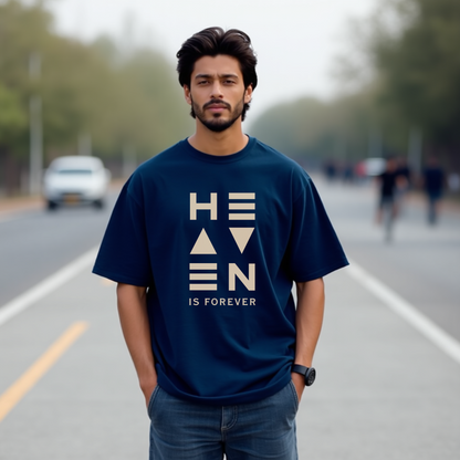 HEAVEN is Forever Oversized Premium Tshirt