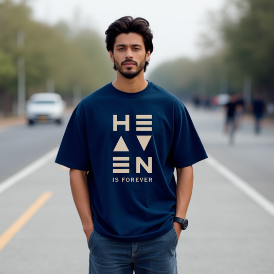 HEAVEN is Forever Oversized Premium Tshirt